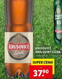 Lidl Krušovice královský ležák nabídka