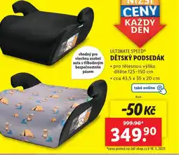 Lidl Ultimate speed dětský podsedák nabídka