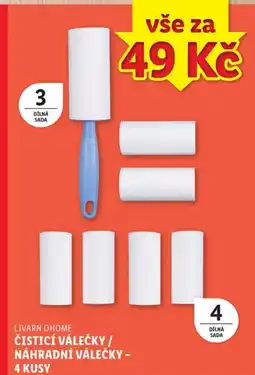 Lidl Livarno home čisticí válečky / náhradní válečky - 4 kusy nabídka