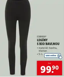 Lidl Esmara legíny s bio bavlnou nabídka