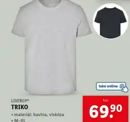 Lidl Livergy triko nabídka