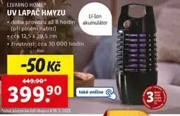 Lidl Livarno home® uv lapač hmyzu nabídka