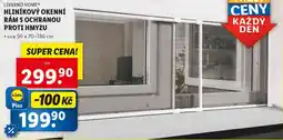 Lidl Livarno home® hliníkový okenní rám s ochranou proti hmyzu nabídka