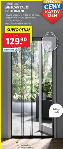 Lidl Livarno home® lamelový závěs proti hmyzu nabídka