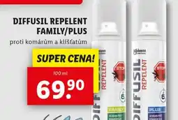 Lidl Diffusil repelent family/plus nabídka