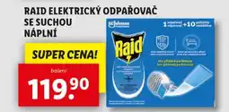 Lidl Raid elektrický odpařovač se suchou náplní nabídka
