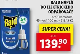 Lidl Raid náplň do elektrického odpařovače nabídka