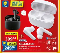 Lidl SILVERCREST Bezdrátová sluchátka in-ear true wireless nabídka