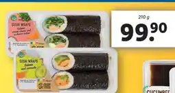 Lidl Sushi wraps nabídka