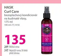 Hebe HASK Curl Care bezoplachový kondicionér na kudrnaté vlasy nabídka