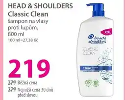 Hebe HEAD & SHOULDERS Classic Clean šampon na vlasy proti lupům nabídka