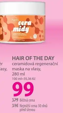 Hebe HAIR OF THE DAY ceramidová regenerační maska na vlasy nabídka