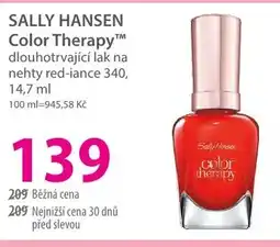 SALLY HANSEN Color Therapy™ dlouhotrvající lak na nehty red-iance 340