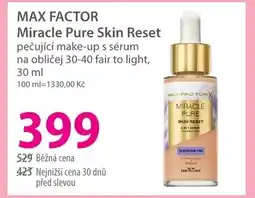 Hebe MAX FACTOR Miracle Pure Skin Reset pečující make-up s sérum na obličej 30-40 fair to light nabídka