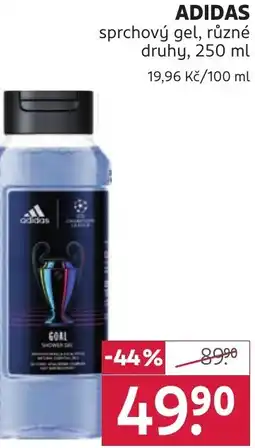 Rossmann ADIDAS sprchový gel nabídka