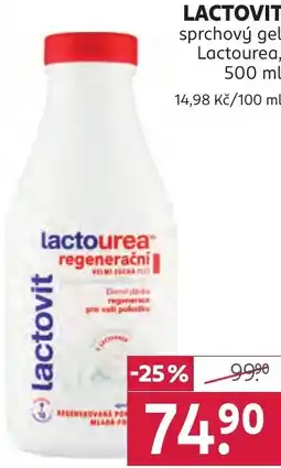 Rossmann LACTOVIT sprchový gel Lactourea nabídka