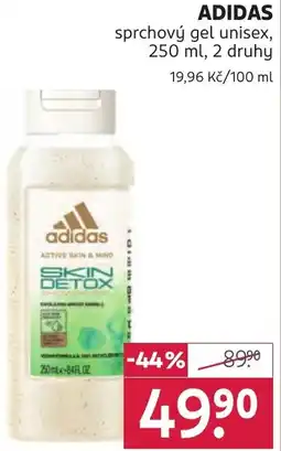 Rossmann ADIDAS sprchový gel unisex nabídka