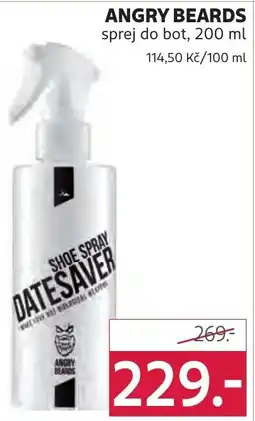 Rossmann ANGRY BEARDS sprej do bot nabídka