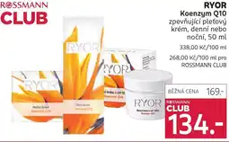 Rossmann RYOR Koenzym Q10 zpevňující pleťový krém, denní nebo nabídka