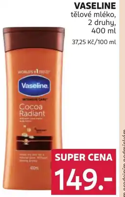 Rossmann VASELINE tělové mléko nabídka