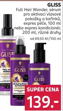 Rossmann GLISS Full Hair Wonder, sérum nabídka