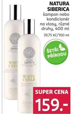 Rossmann NATURA SIBERICA šampon nebo kondicionér na vlasy nabídka