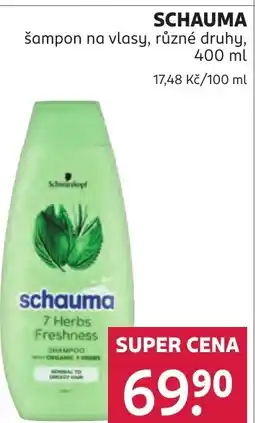 Rossmann SCHAUMA šampon na vlasy nabídka
