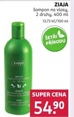 Rossmann ZIAJA šampon na vlasy nabídka