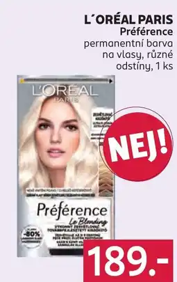 Rossmann L'ORÉAL PARIS Préférence permanentní barva na vlasy, různé odstíny nabídka