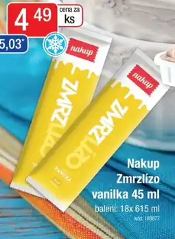 Qanto Nakup Zmrzlízo vanilka nabídka