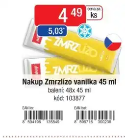 Qanto Nakup Zmrzlízo vanilka nabídka