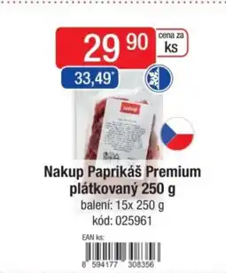 Qanto Nakup Paprikáš Premium plátkovaný nabídka