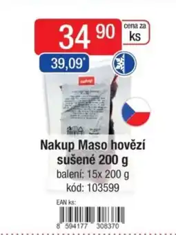 Qanto Nakup Maso hovězí sušené nabídka