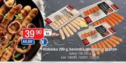Qanto Klobáska, bavorská, s medem, s pepřem nabídka