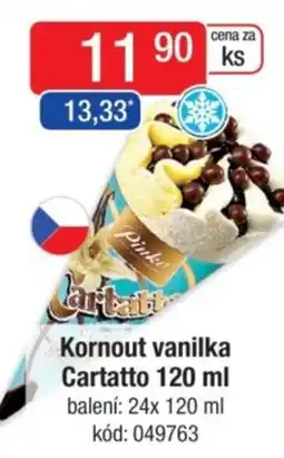 Qanto Kornout vanilka Cartatto nabídka