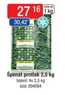 Qanto Špenát protlak nabídka