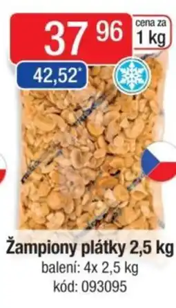 Qanto Žampiony plátky nabídka