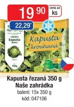Qanto Kapusta řezaná Naše zahrádka nabídka