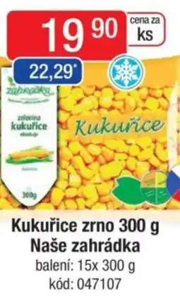 Qanto Kukuřice zrno Naše zahrádka nabídka