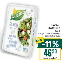 Billa Lučina Salátová nabídka