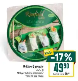 Billa Rýžový papír nabídka
