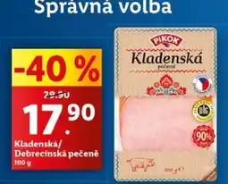 Lidl Pikok KLADENSKÁ DEBRECÍNSKÁ PEČENĚ nabídka
