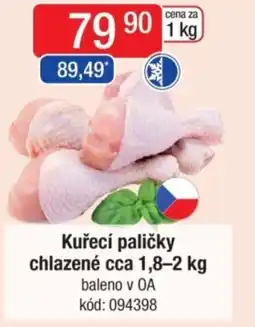 Qanto Kuřecí paličky chlazené nabídka