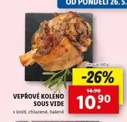 Lidl Vepřové koleno Sous-vide nabídka