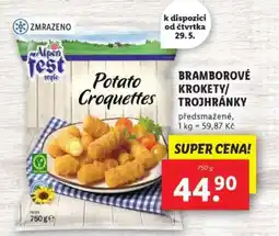 Lidl Alpen Fest style Potato Croquettes nabídka