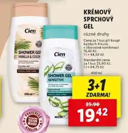 Lidl Cien Krémový sprchový gel nabídka