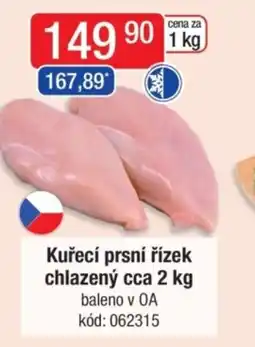 Qanto Kuřecí prsní řízek chlazený nabídka