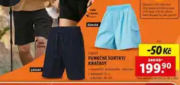 Lidl Crivit FUNKČNÍ ŠORTKY / KRAŤASY nabídka