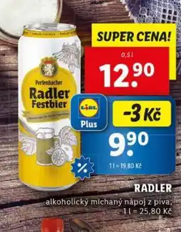 Lidl Perlenbacher Radler Festbier nabídka