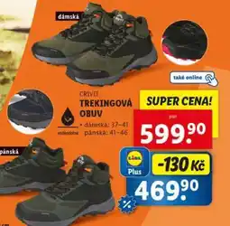 Lidl CRIVIT Trekingová obuv nabídka